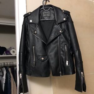 Blank NYC black leather jacket